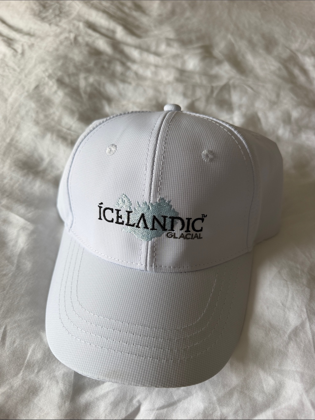 Icelandic Glacial White Logo Baseball Cap